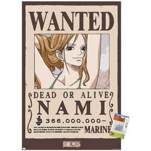 Trends International One Piece - Nami Wanted Poster Unframed Wall Poster Prints - 1 of 4