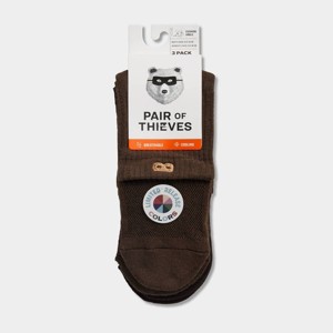 Pair of Thieves Men's Ankle Socks 3pk - 6-12 - 1 of 4