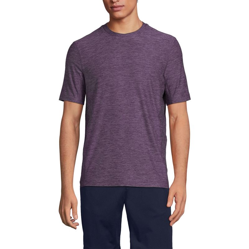 Lands' End Men's Short Sleeve Performance Hybrid T-Shirt, 1 of 4
