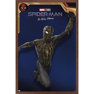 Trends International Marvel Spider-Man: No Way Home - Black Costume Framed Wall Poster Prints - 1 of 4