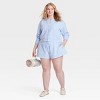 Women's Leisure Studio French Terry Cardigan - Universal Thread™ - 3 of 3