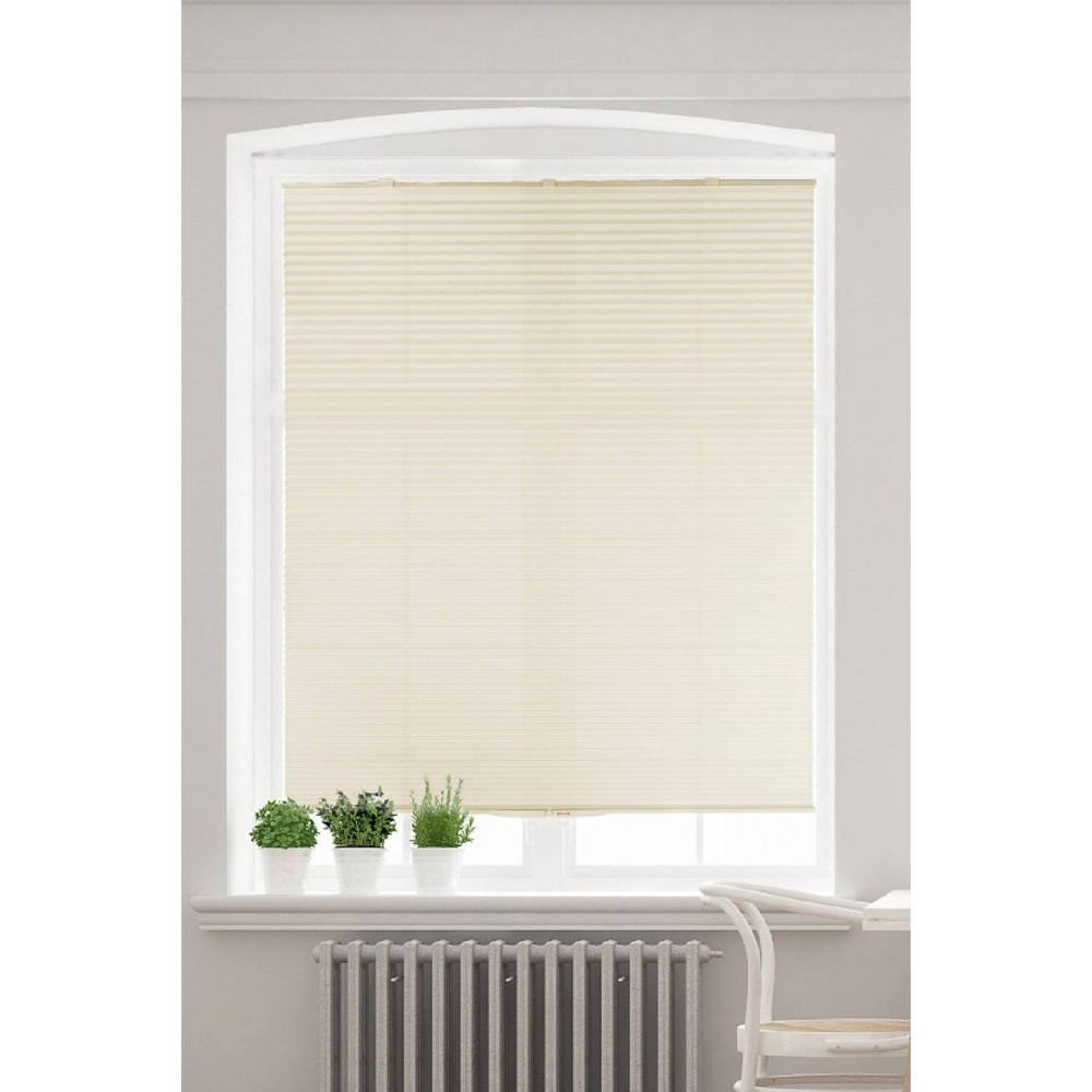 Photos - Blinds 1pc 36"x64" Light Filtering Cordless Cellular Honeycomb Window Shade Ivory