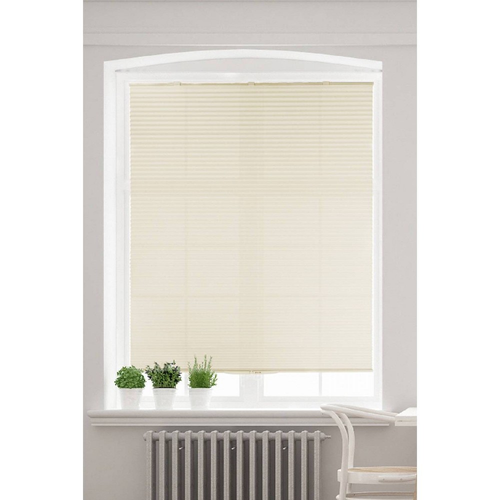 Photos - Blinds 1pc 36"x64" Light Filtering Cordless Cellular Honeycomb Window Shade Ivory - Lumi Home Furnishings: Indoor 