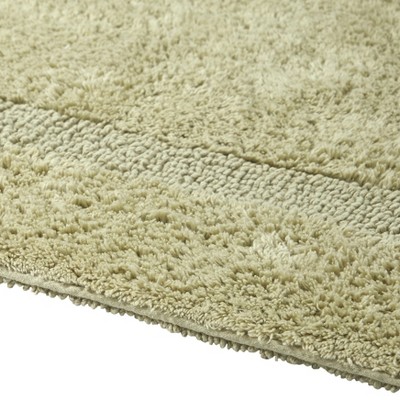 Lux Premium 100% Cotton Tufted Solid Reversible 4 PC Bath Rug Set – Ultra-Soft, Water-Absorbent, Durable, Machine Washable Bathroom Rug