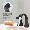 PAGED Modern Bathroom Faucets 2-Handle Bathroom Sink Faucet Vanity Basin Faucet with Drain - 4 of 4