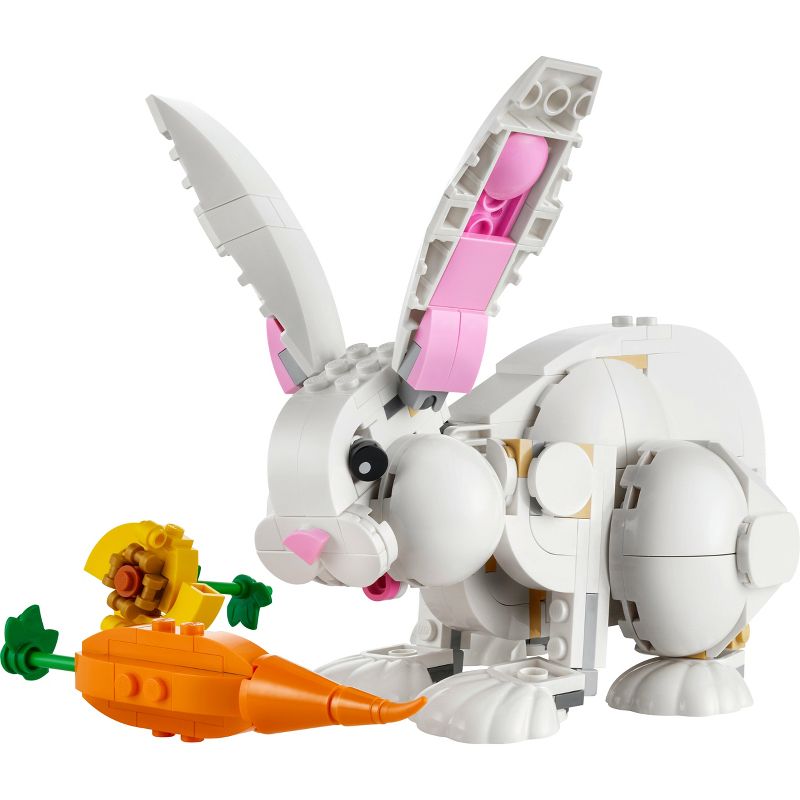 LEGO Creator 3in1 White Rabbit Toy Animal Figures Set 31133, 3 of 11