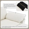 Whisen Modular Convertible Sectional Sofa Bed Set, 4-seat Upholstered Sleeper Corner Couch, Deep-seat Loveseat with Ottomans - 4 of 4