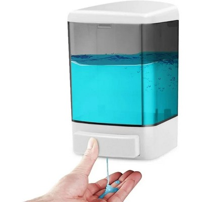 LunaLulinlk Manual Soap Dispenser,Commercial Soap Dispenser Wall Mounted 1000ml/33oz Plastic.