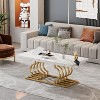 Tribesigns Modern Rectangular Coffee Table - 3 of 4