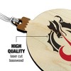 Minnesota State University Moorhead Primary Logo Wood Christmas Tree Holiday Ornament - 3 of 4