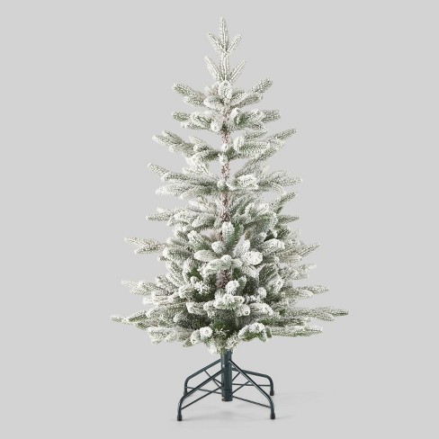 3 5ft Unlit Flocked Balsam Fir Artificial Christmas Tree Wondershop Target