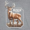 Mens Busch Light Mountain Side Deer Front and Back Print Pull-Over Hoodie - 4 of 4