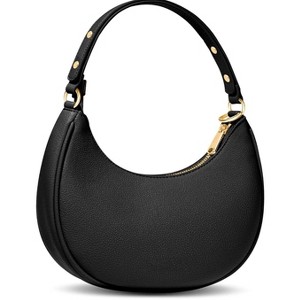 Crescent Bags with RFID Protection, Half Moon Clutch Purses for Women with Anti-Theft Clip - 1 of 4