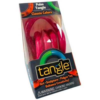 Tangle Palm Classic Green Orange Blue, Fidget Toys, 1 count, Ages 3+