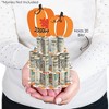 Big Dot of Happiness Fall Pumpkin - DIY Halloween or Thanksgiving Party Money Holder Gift - Cash Cake - 2 of 4