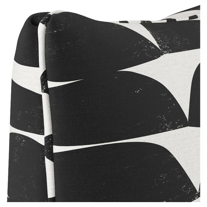 Black/White Halfmoon Throw Pillow (20&#34;x20&#34;) - Skyline Furniture, 4 of 7