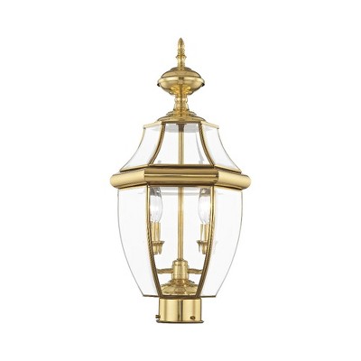 Livex Lighting Monterey 2 - Light Lantern in  Polished Brass