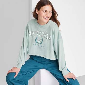 Women's Long Sleeve Heavy Knit T-Shirt - Wild Fable™
