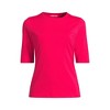 Lands' End Women's SunShade UPF 50 Elbow Sleeve Relaxed Rash Guard - 3 of 3