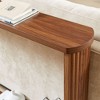 ORRD 70.1" Narrow Console Table with Storage, Corrugated Sofa Table for Entryway, Hallway & Behind Couch,Black - 4 of 4