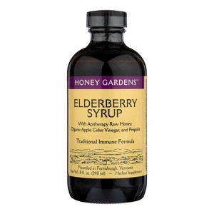 Honey Gardens Immune Syrup Elderberry & Propolis - 8 fl oz - 1 of 3