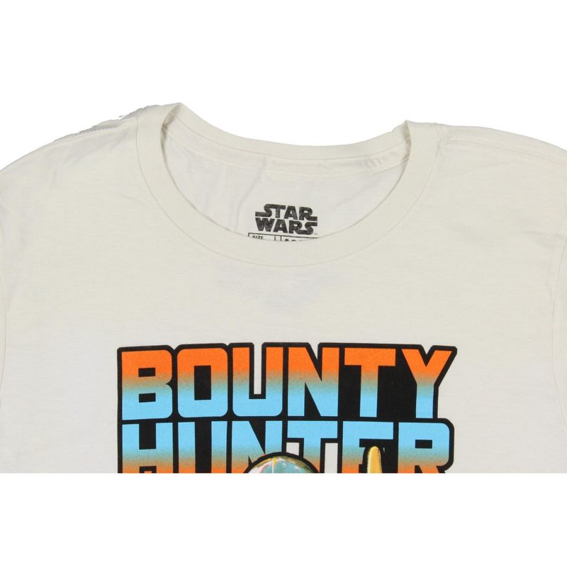Star Wars Men's Mandalorian Mando Bounty Hunter T-Shirt, 3 of 4