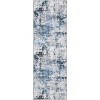 Machine Washable Area Rugs Lightweight Throw Soft Carpet Boho Botanical Floral Ultra-Thin Indoor Rug - 2 of 4