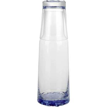 Tablecraft 10725 17 oz. Glass Carafe with Resealable Lid