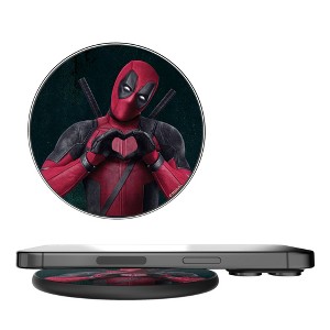 Keyscaper Marvel Deadpool Badge 15-Watt Wireless Charger - 1 of 4