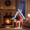 Gingerbread House Silhouette Lighted Seasonal Display – 26in by Melrose - 3 of 3