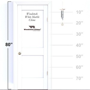Woodstock Windchimes White Marble Chime Mini  Wind Chimes For Outside  Wind Chimes For Garden  Patio  and Outdoor DÃƒÂ©cor  13"L - 1 of 4