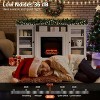60inch Fireplace TV Stand with 18'' Electric Fireplace Heater,Wooden Media Entertainment Center,TV Console with Storage Cabinet TV Console - 4 of 4