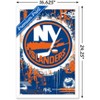 Trends International NHL New York Islanders - Maximalist Logo 23 Framed Wall Poster Prints - 3 of 4