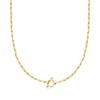 Ross-Simons Turquoise and 2.50 ct. t.w. Citrine Sunflower Toggle Necklace in 18kt Gold Over Sterling - 4 of 4