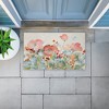 Stupell Industries A Day With Pink Flowers Printed Outdoor Door Mat, design by Lanie Loreth, 18"x30" - 4 of 4