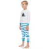 Kids 3 Pack Pajamas - Blue Dinosaurs/Dark Dinosuars/Sharks - image 4 of 4