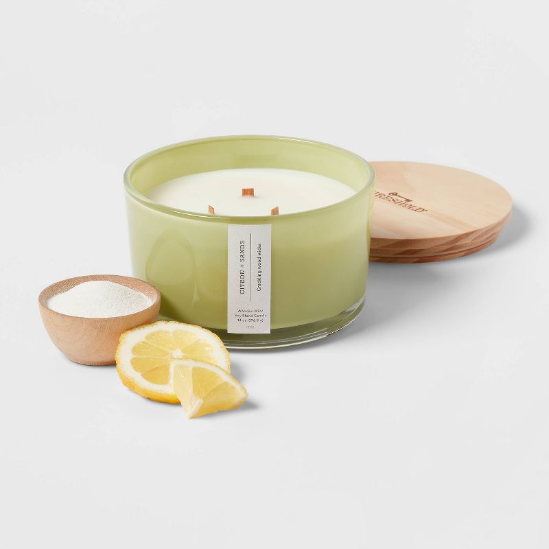 Citron and Sands Candle Green - Threshold™, 4 of 8
