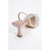 Whena - Clear Slingback Kitten Heels with Embellishments beige 7 Forever & Always Shoes - 3 of 4