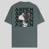 Men's Peanuts Aspen Short Sleeve Graphic T-Shirt - Balsam Green - 3 of 4