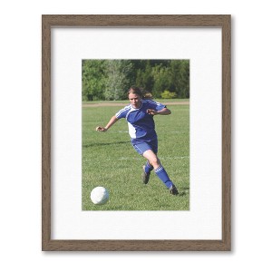 Courtside Market Classic Hues Portrait Frame Collection Walnut 8"x10" 1-5x7 Opening - 1 of 2