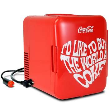 Coca-Cola World 1971 Series 4L Cooler/Warmer 12V DC 110V AC Mini Fridge