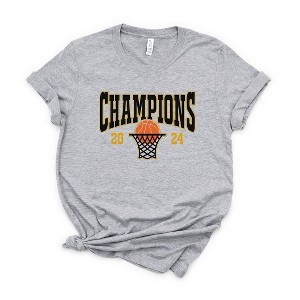 Simply Sage Market Women's College Basketball 2024 Champions AL Short Sleeve Graphic Tee - 1 of 3