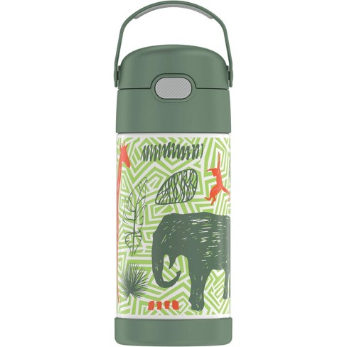 Stainless Steel Straw Cup, 16oz Rainforest Green