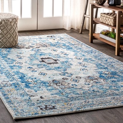 Modern Persian Boho Vintage Medallion Area Rug  - JONATHAN Y