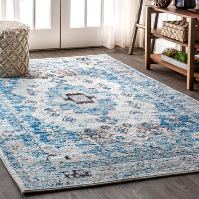 3'x5' Rectangle Loomed Geometric Area Rug White - Jonathan Y : Target