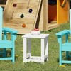 WestinTrends Malibu Kids Outdoor Patio Furniture HDPE Adirondack Square Side Table - 2 of 4