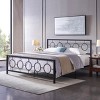 GDFStudio Anuta King Size Modern Iron Platform Bed Frame - 2 of 4