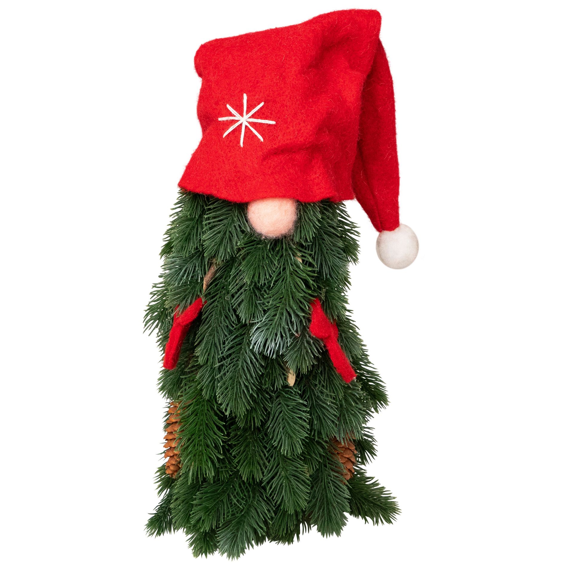 Northlight Frosted Gnome Tree Artificial Christmas Decoration - 14"