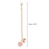 Unique Bargains Heart Bow Water Cup Pendant 1 Pc - 2 of 4