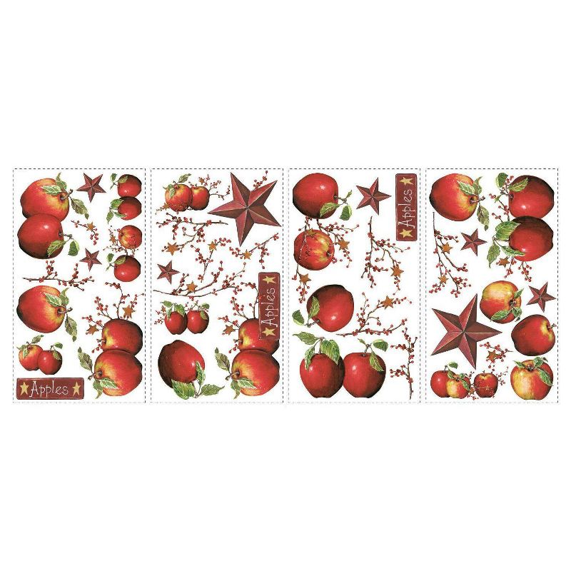 Country Apples Peel and Stick Wall Decal Red - RoomMates, 1 of 8